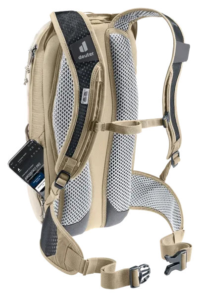 Deuter Race 8 – Láhev a telefon na bocích