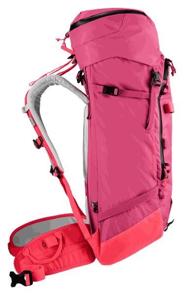 Deuter Freescape Pro 38+ SL – Povrch připravený na sníh