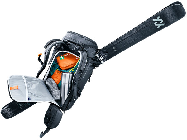 Deuter Freescape Tour 30 SL – Diagonální nebo boční nesení lyží