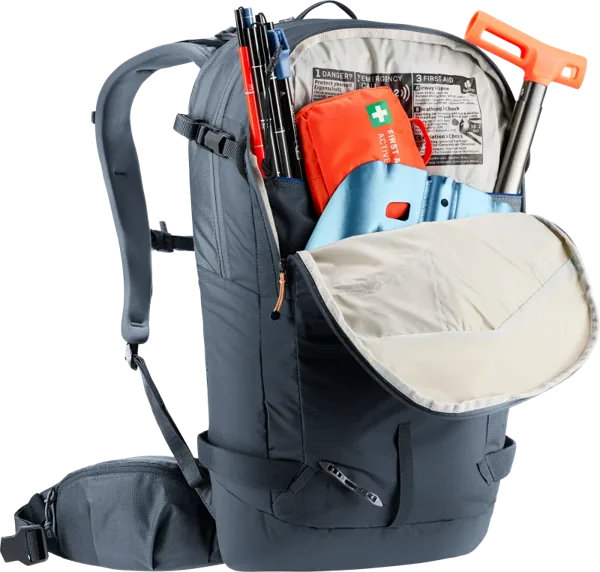 Deuter Freerider 24 – Samostatný bezpečnostní prostor