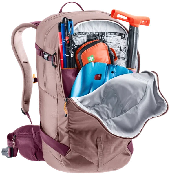 Deuter Freerider 28 SL – Výbava pro lavinovou bezpečnost