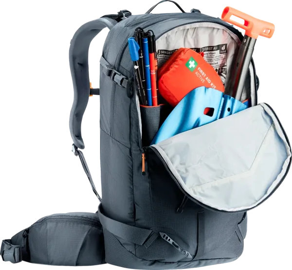 Deuter Freerider 30 – Oddělit sondu a lopatu
