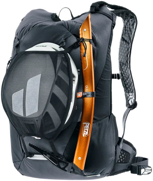 Deuter Updays 24 SL – Přilba a lyže zvenku
