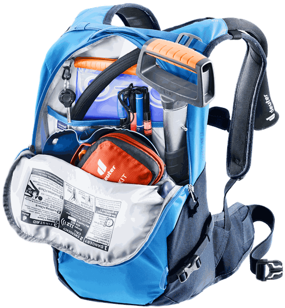 Deuter Freecline 15 – Lavinové vybavení ve vlastní přihrádce