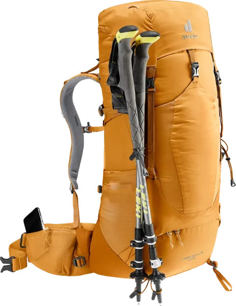 Deuter Aircontact Lite 40+10 – Hole mimo hlavní náplň