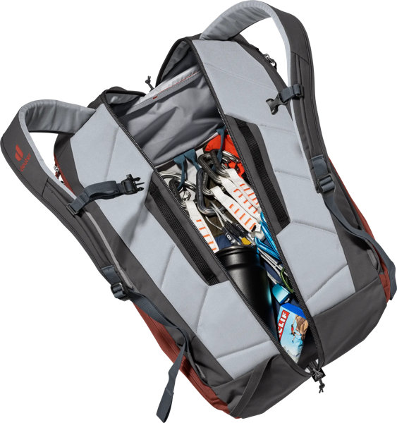 Deuter Gravity Motion – Zip v celé délce zad