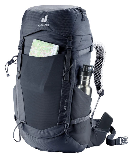 Deuter Futura 24 SL – Vnější kapsy na denní výbavu
