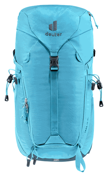 Deuter Trail 16 SL – Ploché víko pro pohyb s přilbou