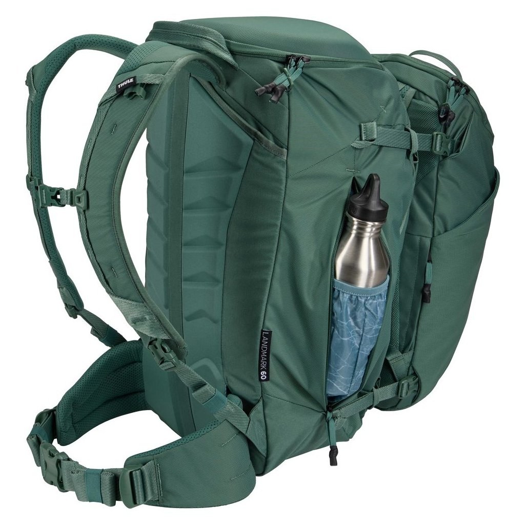 Thule Landmark cestovní batoh 60 l – Boční kapsa se zipem