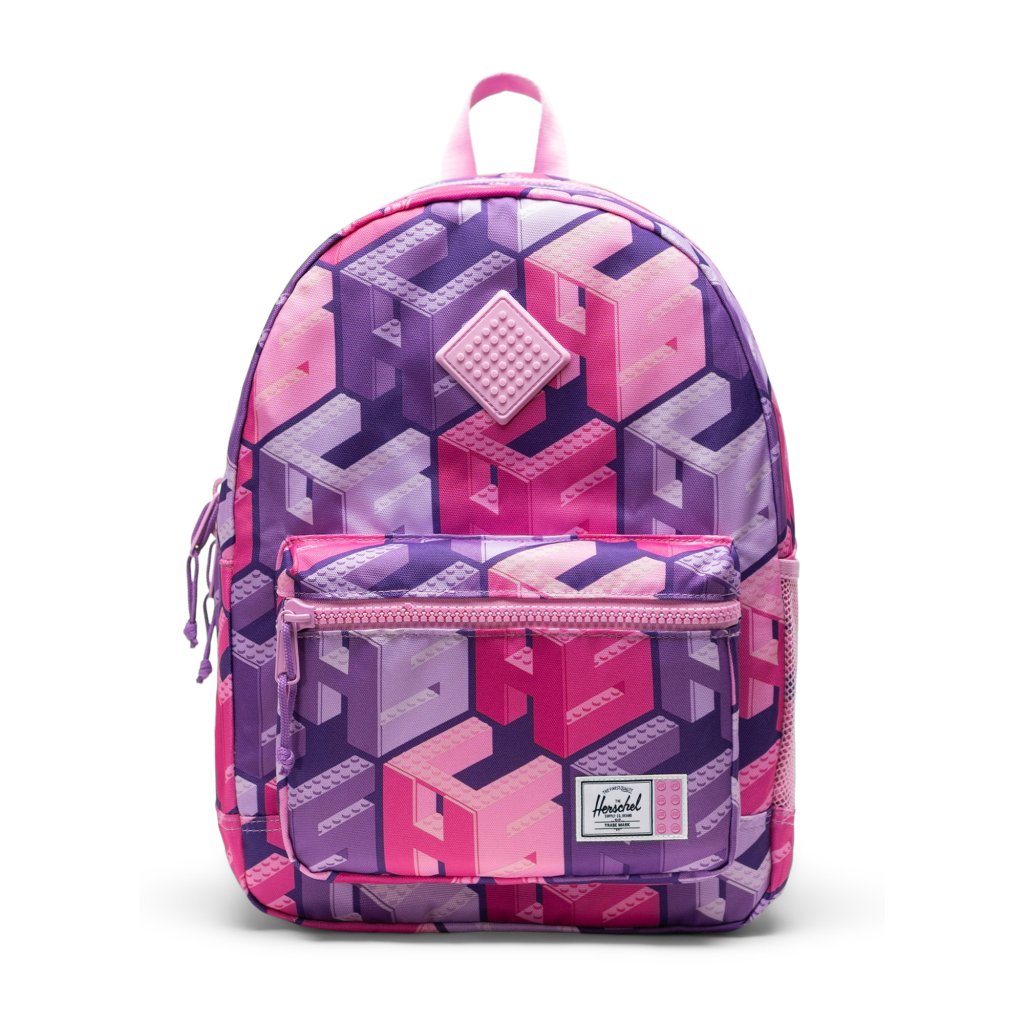 Herschel LEGO® Herschel Heritage™ Kids HSC LEGO® Monogram Purple 20L – produktová fotografie