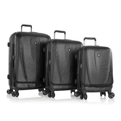 Heys_Vantage_Smart_Luggage_S,M,L_Black_–_sada_3_kufrů