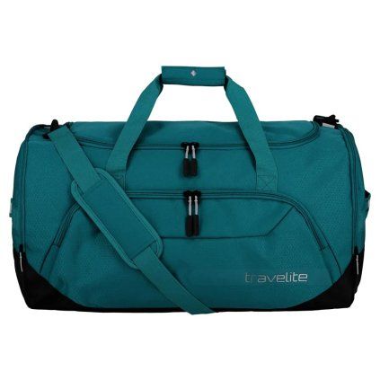 Travelite Kick Off Duffle L Petrol 73L – cestovní taška, vnitřní prostor
