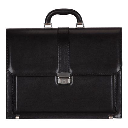 Aktovka REAbags 8003A - černá/nikl