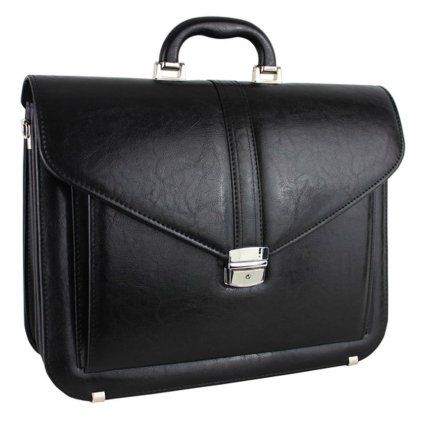 Aktovka REAbags 7173-TR - černá/nikl