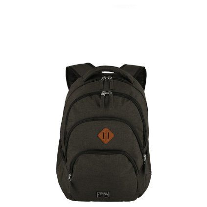Travelite Basics Backpack Melange Brown 22l – batoh, vnitřní prostor