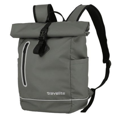Pánský batoh Travelite Basics Roll-up Plane Anthracite, barva šedá ,Objem 11 - 20 litrů