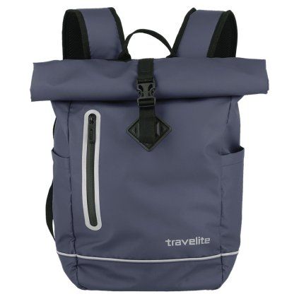 Travelite Basics Roll-up Plane Navy – batoh, celkový pohled
