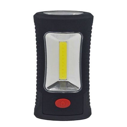 232997 solight led svitilna pracovni 3w cob 3 smd led hak magnet 3 x aaa