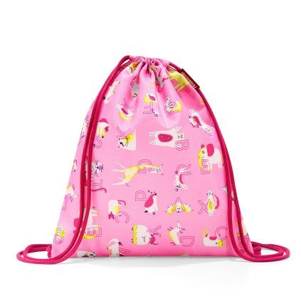 Reisenthel Mysac Kids Abc friends pink – cestovní doplněk, celkový pohled