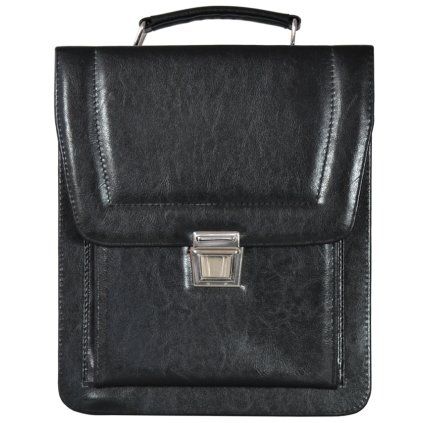 Aktovka REAbags 7207 - černá/nikl