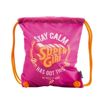 Baagl Sáček na obuv Supergirl – STAY CALM