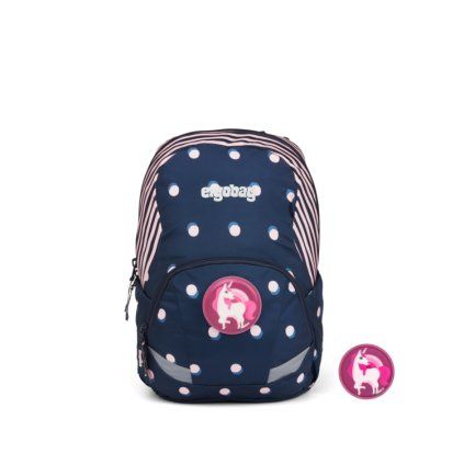 Dětský batoh Ergobag EASY L Dotty L 10l, barva Modrá ,Objem do 10 litrů