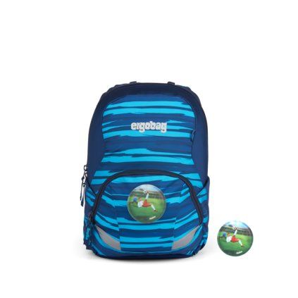 Dětský batoh Ergobag EASY L Striker L 10l, barva Modrá ,Objem do 10 litrů