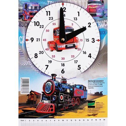 24514 skolni hodiny truck pacific