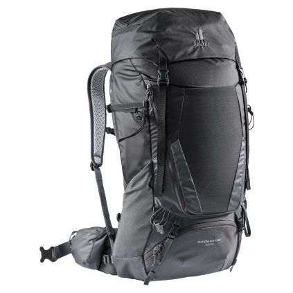 Pánský batoh Deuter Futura Air Trek 50 + 10 black-graphite, barva černá ,Objem 41 - 50 litrů