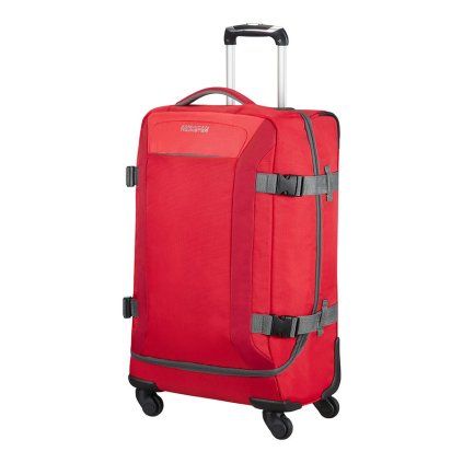 American Tourister ROAD QUEST SPINNER DUFFLE M Solid Red 1819