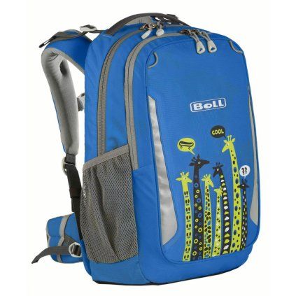 holčičí batoh Boll SCHOOL MATE 20 Giraffe dutchblue, barva Modrá ,Objem 11 - 20 litrů