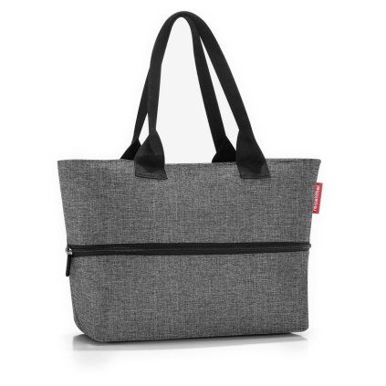 Reisenthel Shopper e1 Twist Silver – nákupní taška, celkový pohled