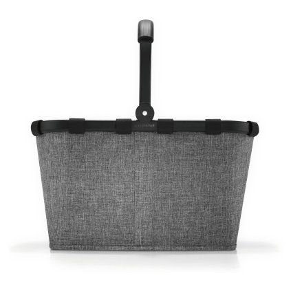 Reisenthel Carrybag Twist Silver – nákupní košík, celkový pohled