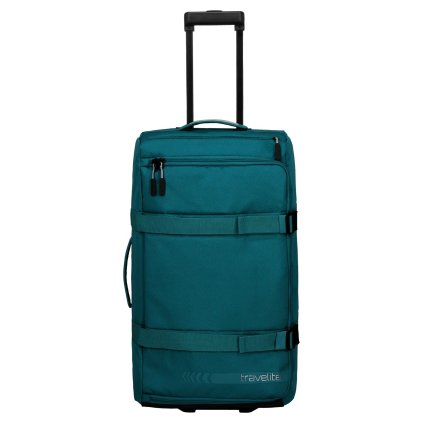 Travelite Kick Off Wheeled Duffle L Petrol 65L – cestovní taška na kolečkách, vnitřní prostor