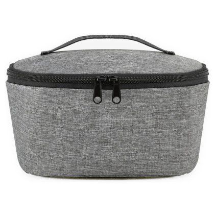 Reisenthel Coolerbag S Pocket Twist Silver – chladicí taška, celkový pohled