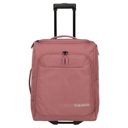 Travelite Kick Off Wheeled Duffle S Rosé 44L – cestovní taška na kolečkách, celkový pohled