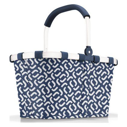 Reisenthel Carrybag Frame Signature Navy – nákupní košík, celkový pohled
