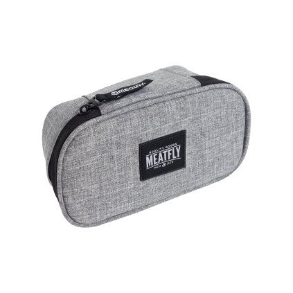 Meatfly Pouzdro XL Pencil Case - Grey Heather