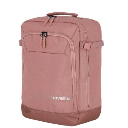 Travelite Kick Off Multibag Backpack Rosé – batoh, celkový pohled