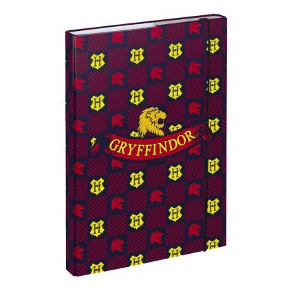 327201 baagl desky na skolni sesity a4 harry potter nebelvir