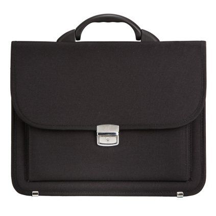 Aktovka REAbags 7416-T - černá/nikl
