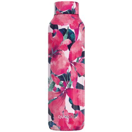 Quokka Nerezová termoláhev Solid 630 ml - pink bloom
