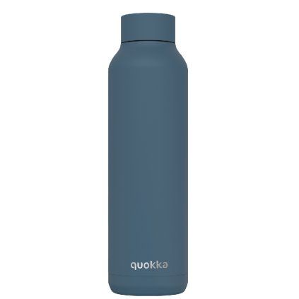 Quokka Nerezová termoláhev Solid Powder 630 ml - šedomodrá