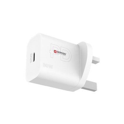 SKROSS USB-C nabíjecí adaptér Power charger 30W UK, Power Delivery, typ G