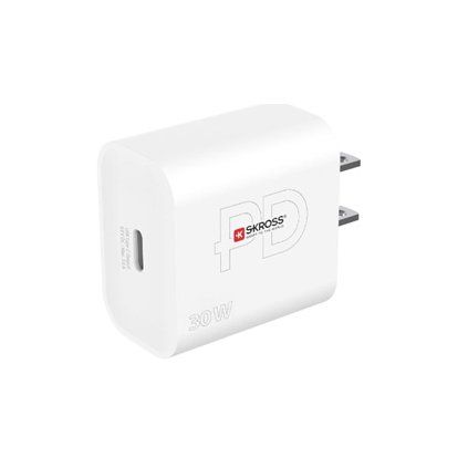 SKROSS USB-C nabíjecí adaptér Power charger 30W US, Power Delivery, typ A