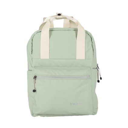 Travelite Basics Canvas Backpack Light green 11l – batoh, celkový pohled