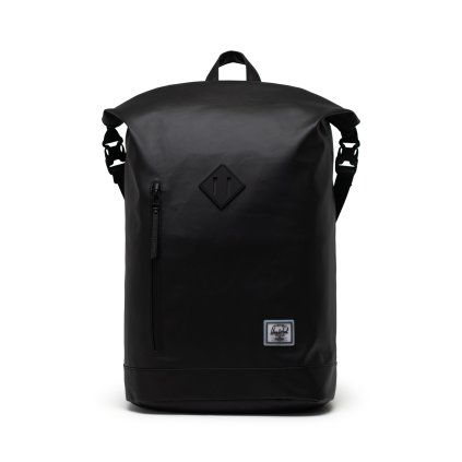 Herschel Roll Top Backpack Black 23l