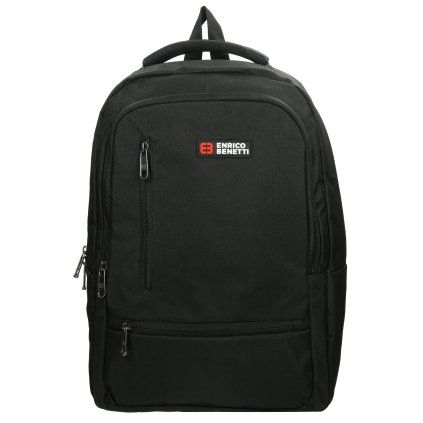Enrico Benetti Hamburg 15" Notebook Backpack Black 25l