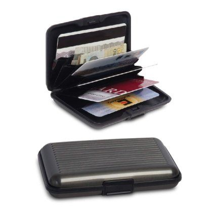 svetbatohu Fabrizio Pouzdro RFID Aluminium - antracitová