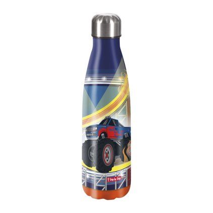 Step by Step Izolovaná láhev na pití z nerezové oceli 0,5 l -  Monster Truck Rocky